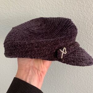 Women’s velvet corduroy plush hat